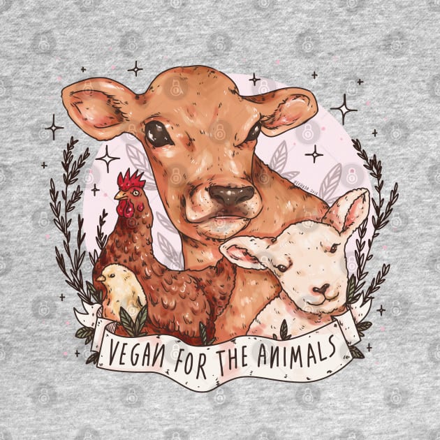 Vegan For The Animals by chiaraLBart